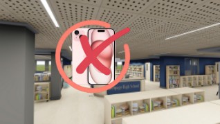 BHS Reacts To Our Newest Rule: No Phones In The Library