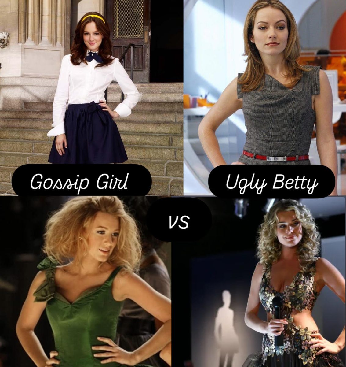 Two Different Tv Shows: Similar Characters, Same Place, Similar Plots! -Gossip Girl VS Ugly Betty